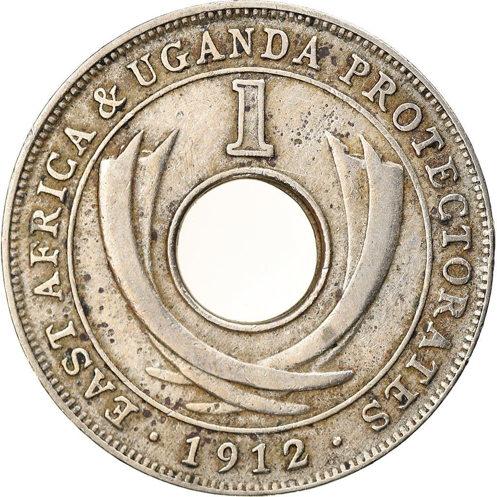 Ostafrika | 1-Cent-Münze | Georg V. | Kupfernickel | KM:7 | 1911–1918