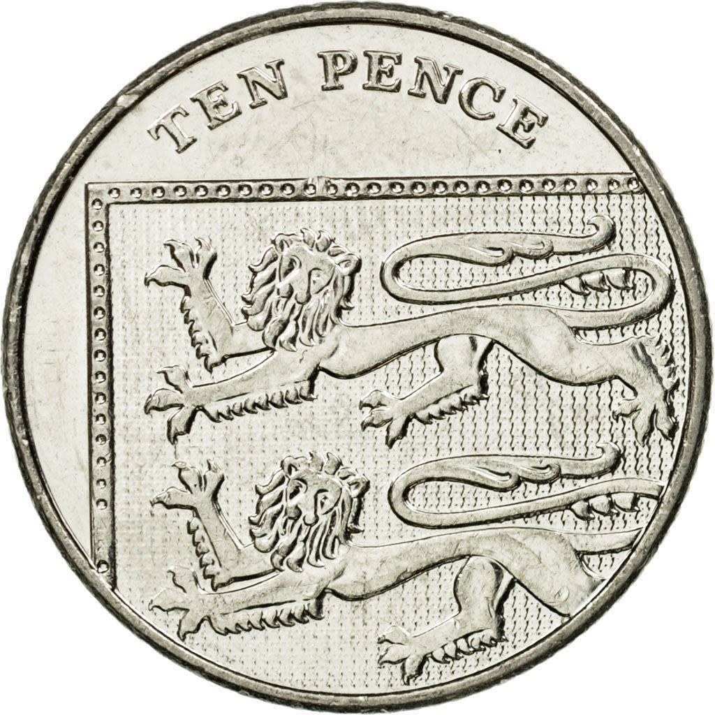 United Kingdom | 10 Pence Coin | Elizabeth II | Km:1110D | 2011 - 2015