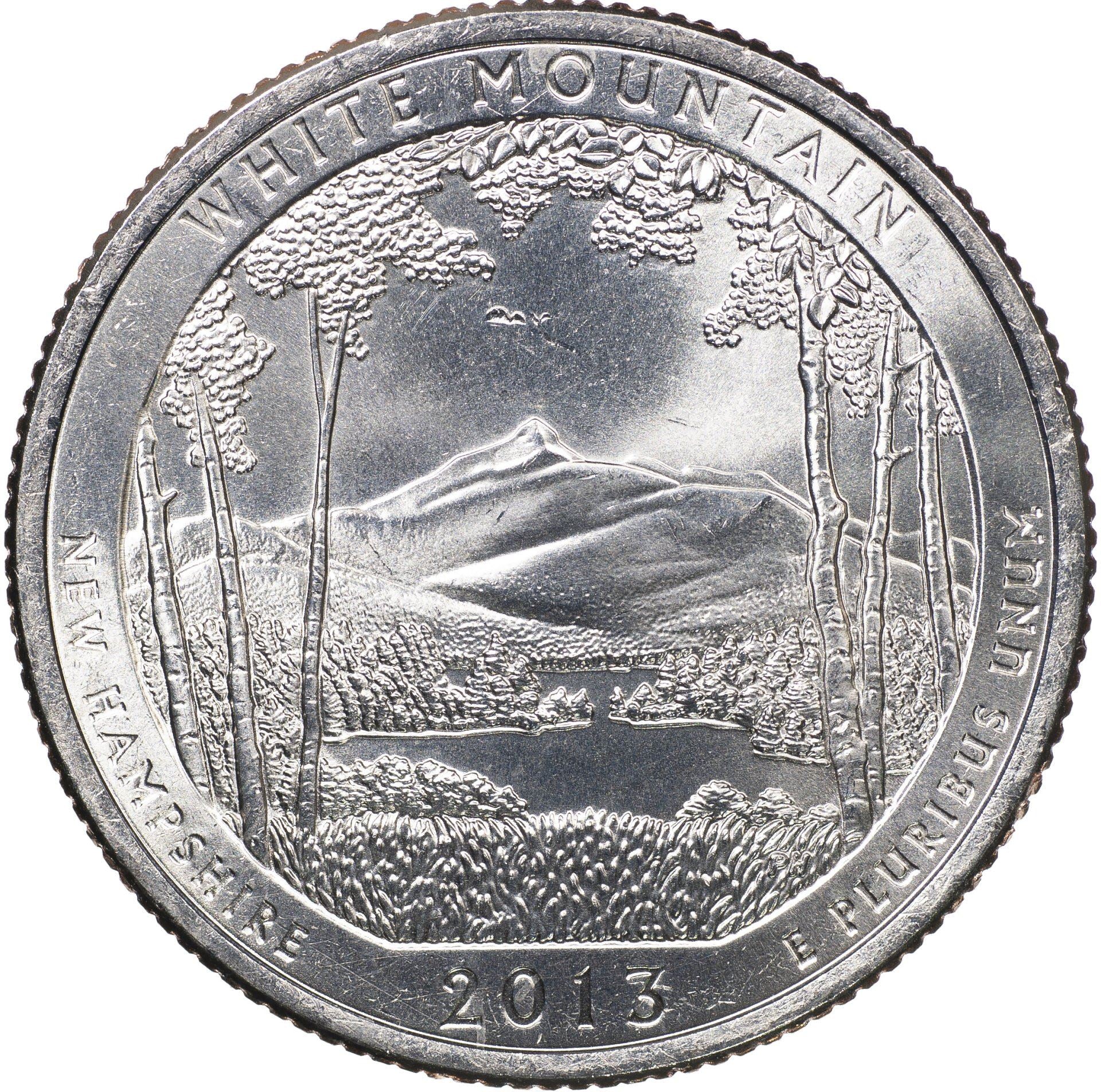 United States | 1/4 Dollar Coin | White Mountain Forest | Km:542 | 2013