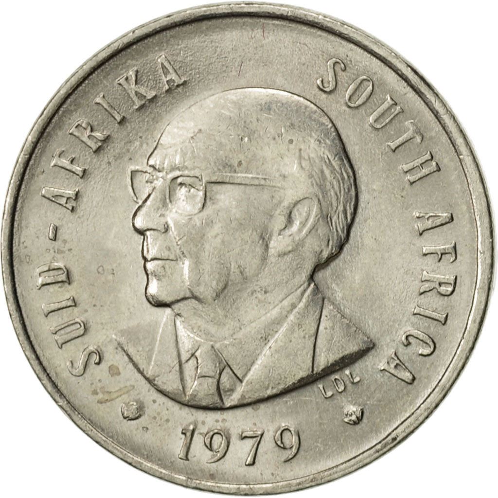 South Africa 5 Cents Coin | Nicolaas J. Diederichs | KM100 | 1979