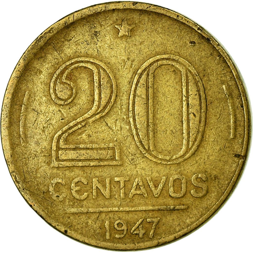 Moneta Brazylii 20 Centavos | KM556a | 1943 - 1948