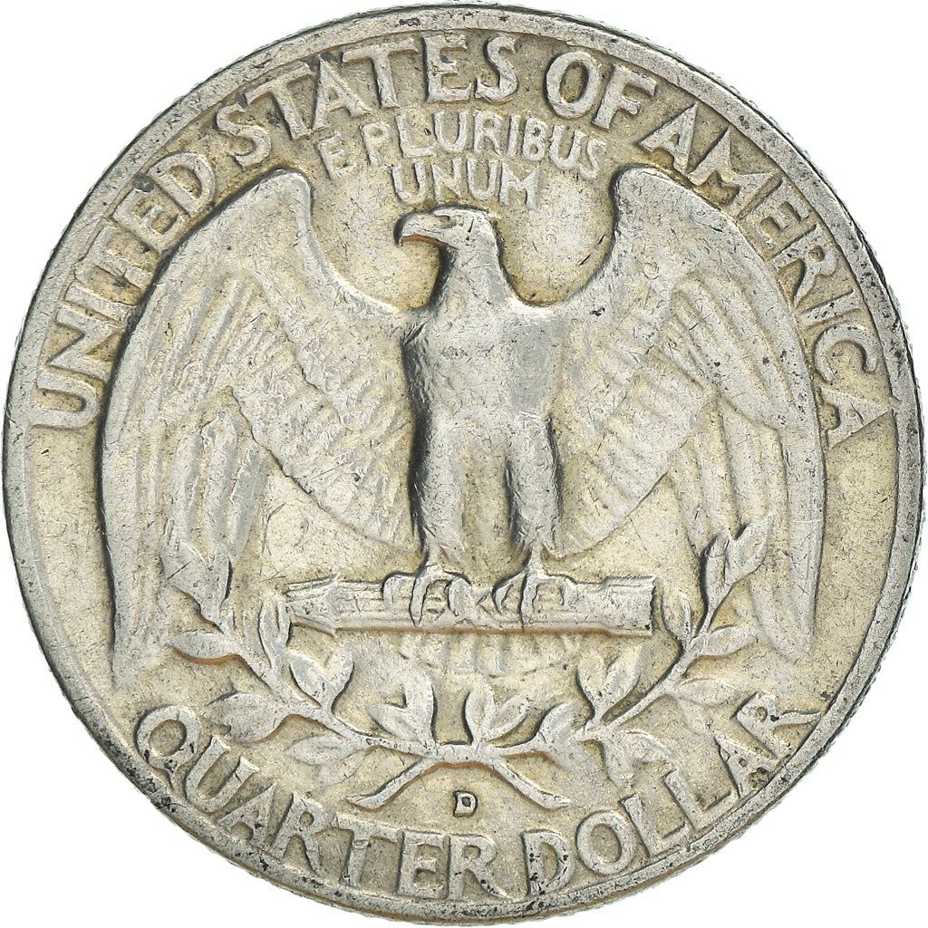 アメリカ合衆国 | 1/4ドル硬貨 | ジョージ・ワシントン | KM:164 | 1932年 - 1964年