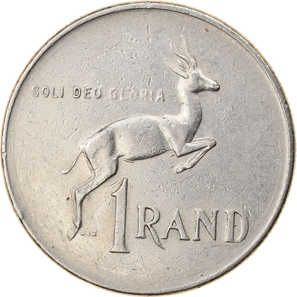 South Africa 1 Rand Coin | Balthazar J. Vorster | KM115 | 1982