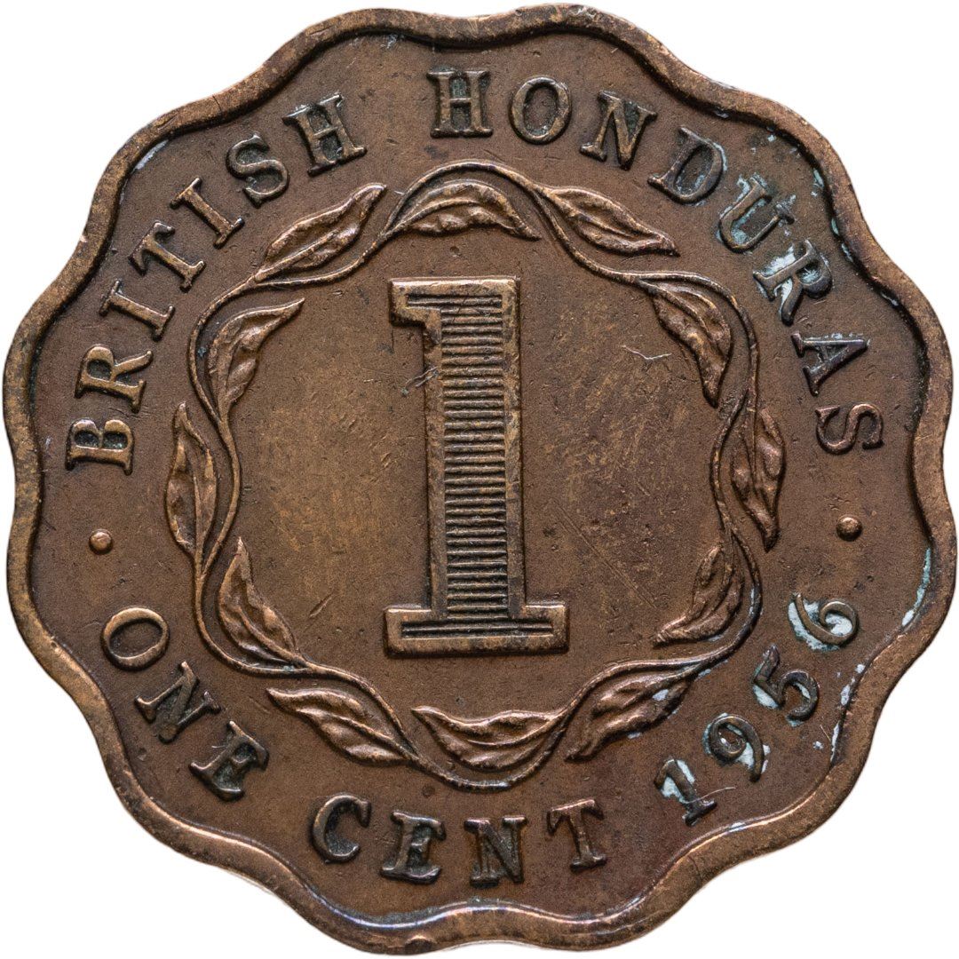 Belize › Britisk Honduras | 1 Cent Mønt | Elizabeth II | Km:30 | 1956 - 1973