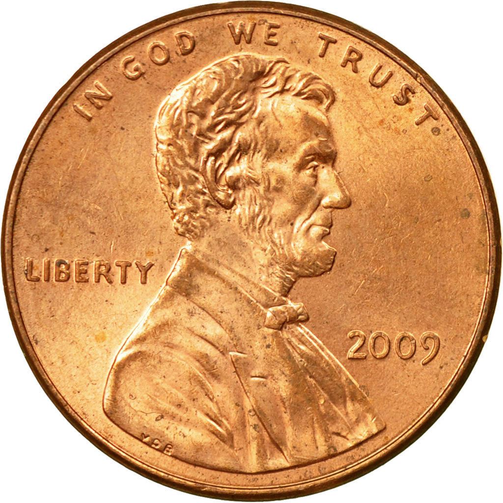 United States | 1 Cent Coin | Log Cabin | Km:441 | 2009