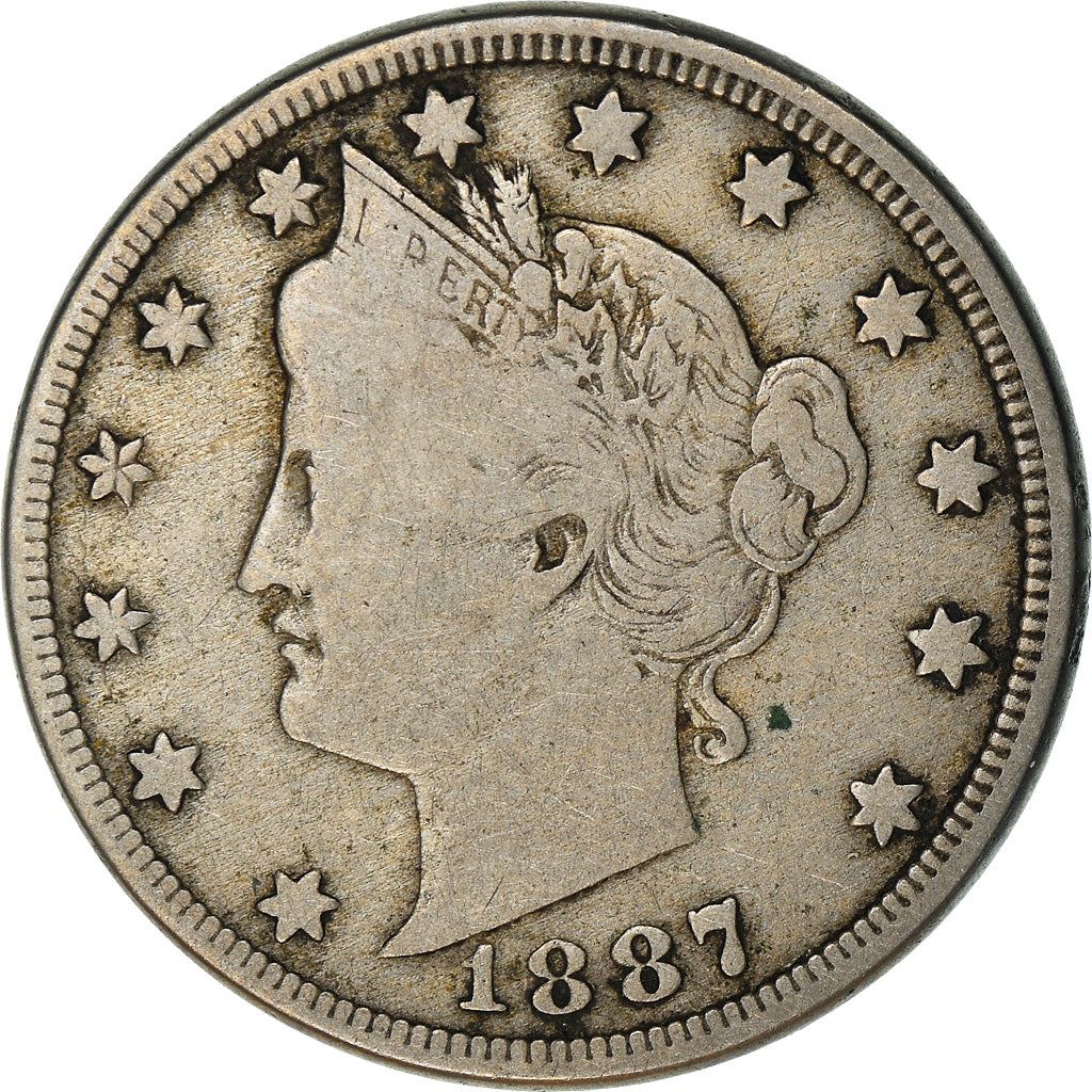 United States | 5 Cents Coin | Liberty | Roman Numeral | KM112 | 1883 - 1913