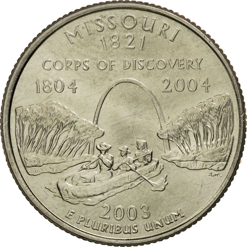 United States | 1/4 Dollar Coin | Missouri | Km:346 | 2003