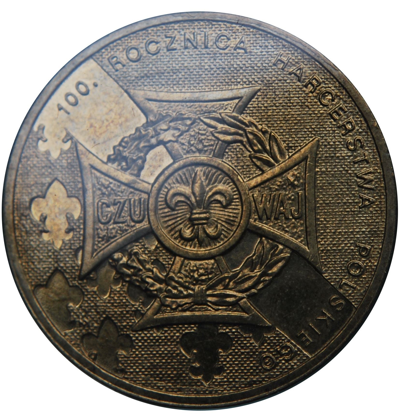 Poland | 2 Z?ote | Polish Scouts | Cross | Eagle | KM725 | 2010