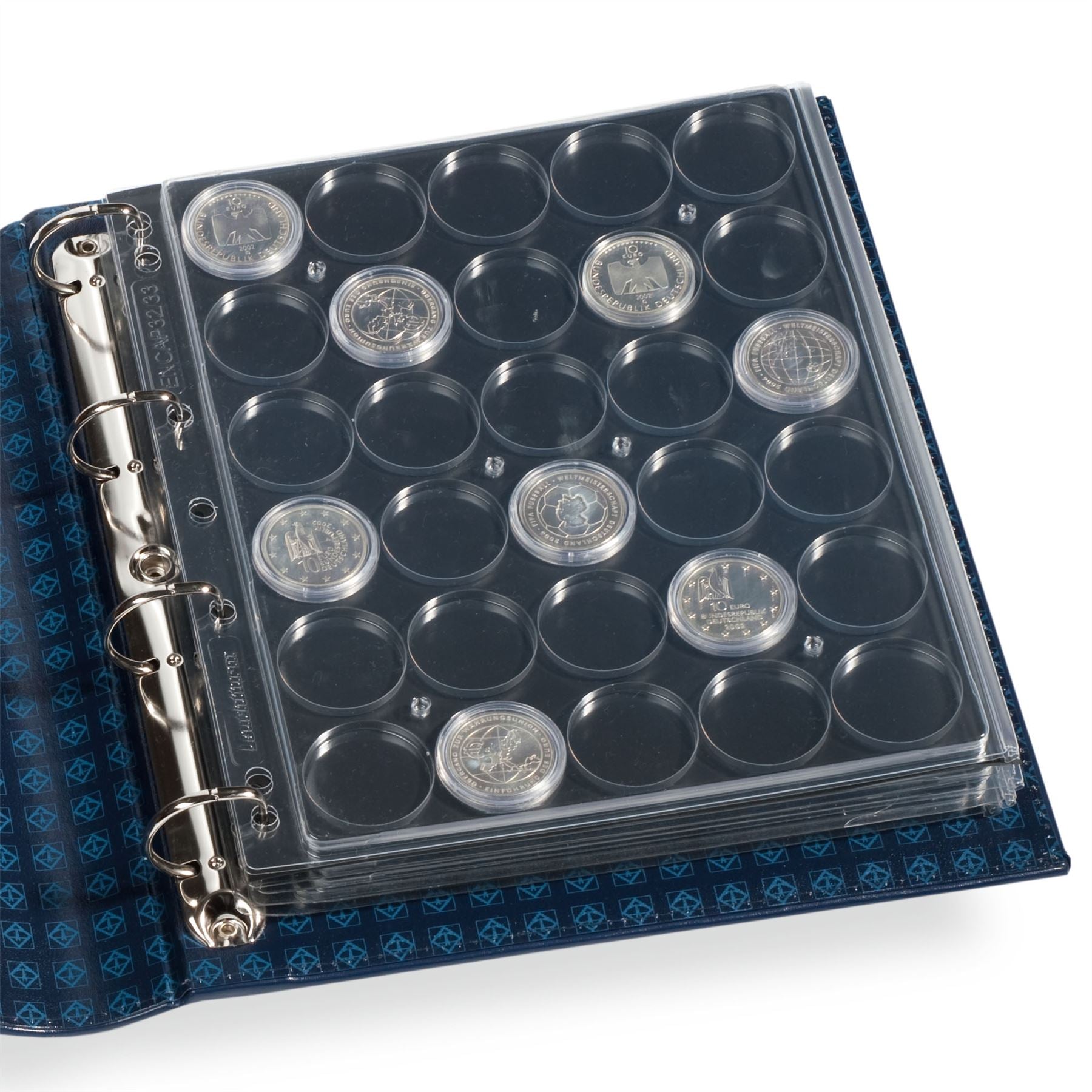 ENCAP Sheets for Ring Binder Coin Albums | Coin Capsule Storage Sheets | Packs of 2 | Different Pocket Configurations