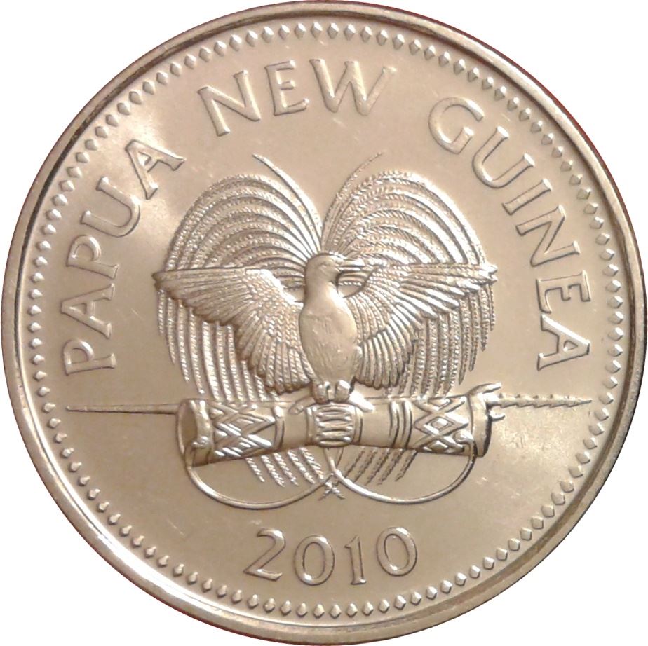 10t Coin Moeda da Papua-Nova Guiné Papua-Nova Guiné 10 Toea | Isabel II | Cuscu