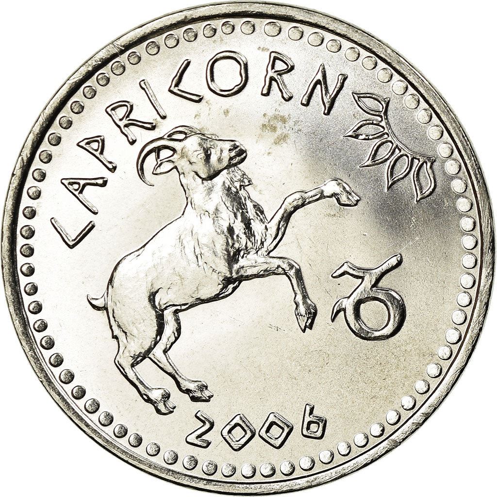 Somaliland | 10 Shillings Coin | Capricorn | Stainless steel | KM:18 | 2006