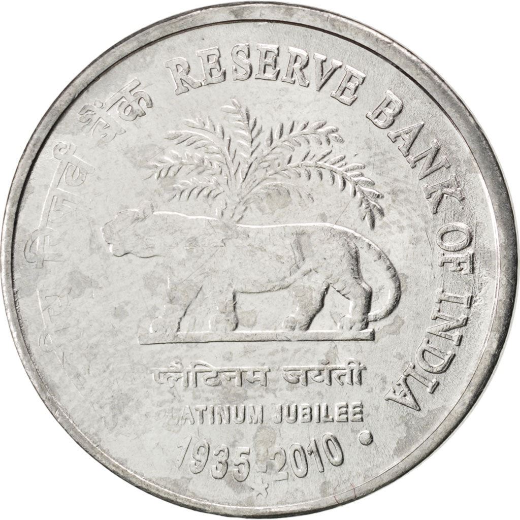 India 1 Rupi Mynt 2010 KM:385