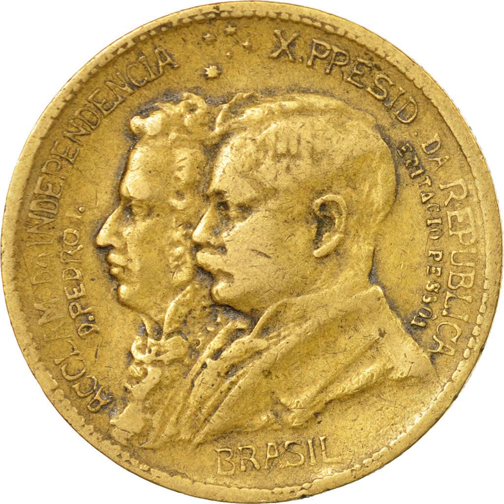Brazil | 500 Reis Coin | Independence | Km:521 | 1922