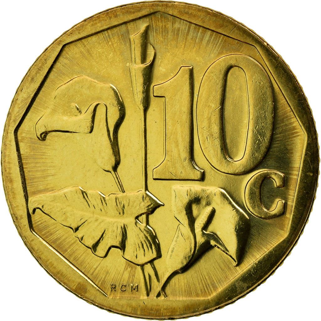 South Africa 10 Cents Zulu Legend - iNingizimu Afrika Coin KM441 2008