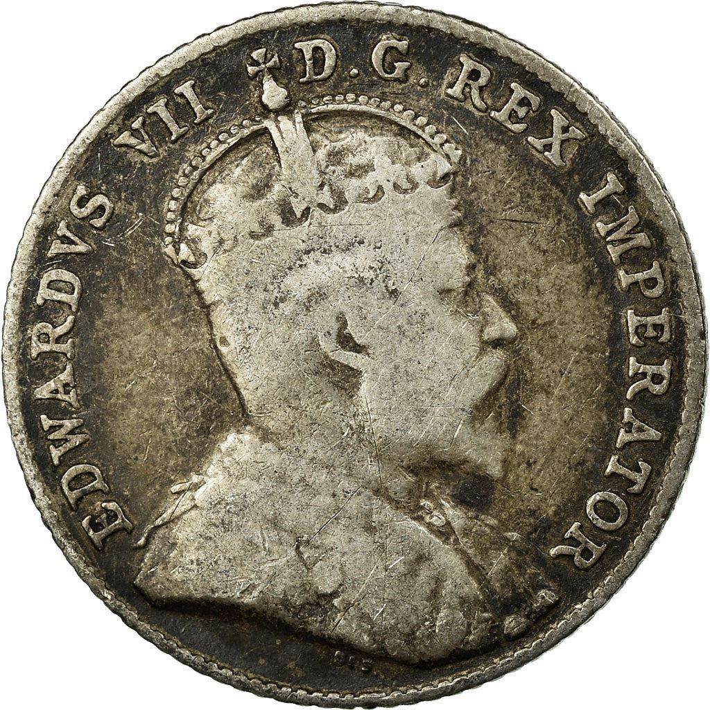 Kanada | 10 centų moneta | Sidabras | Karūna | Vainikas | KM:10 | 1902–1910