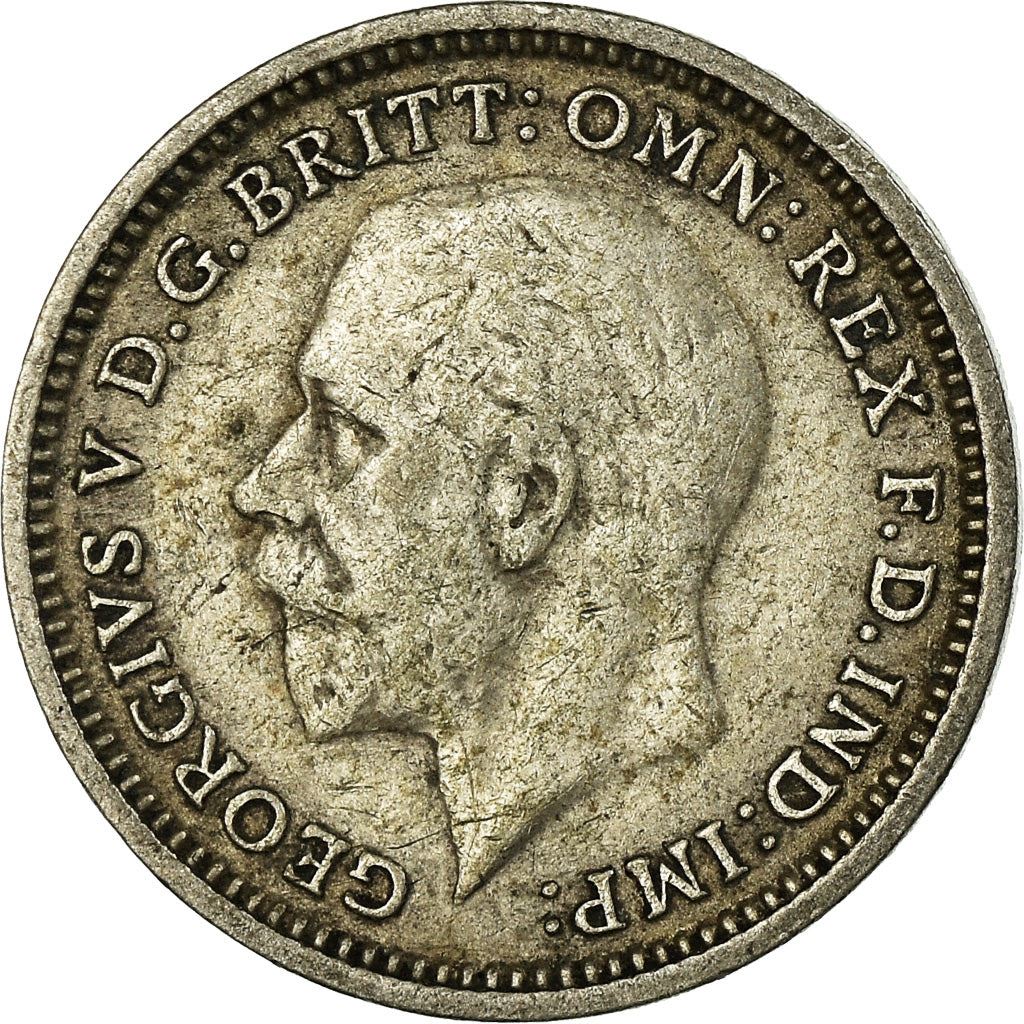United Kingdom | 3 Pence Coin | George V | KM:831 | 1927 - 1936