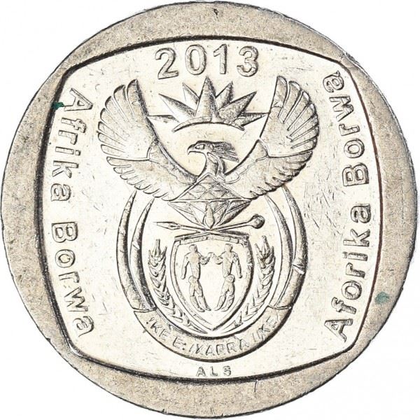 South Africa 1 Rand Afrika Borwa - Aforika Borwa Coin KM504 2011 - 2013