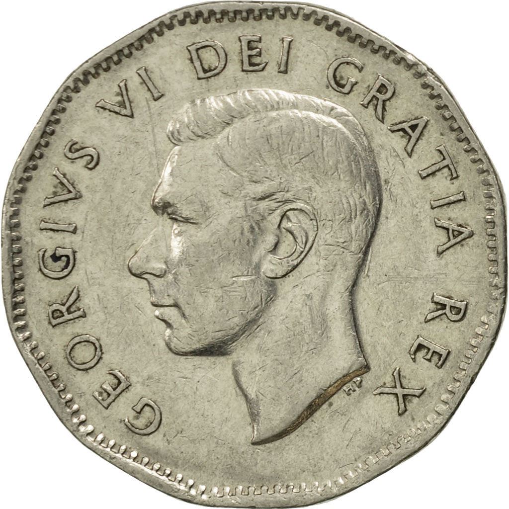 Canada | 5 Cents Coin | Nickel | KM:42 | 1948-1950