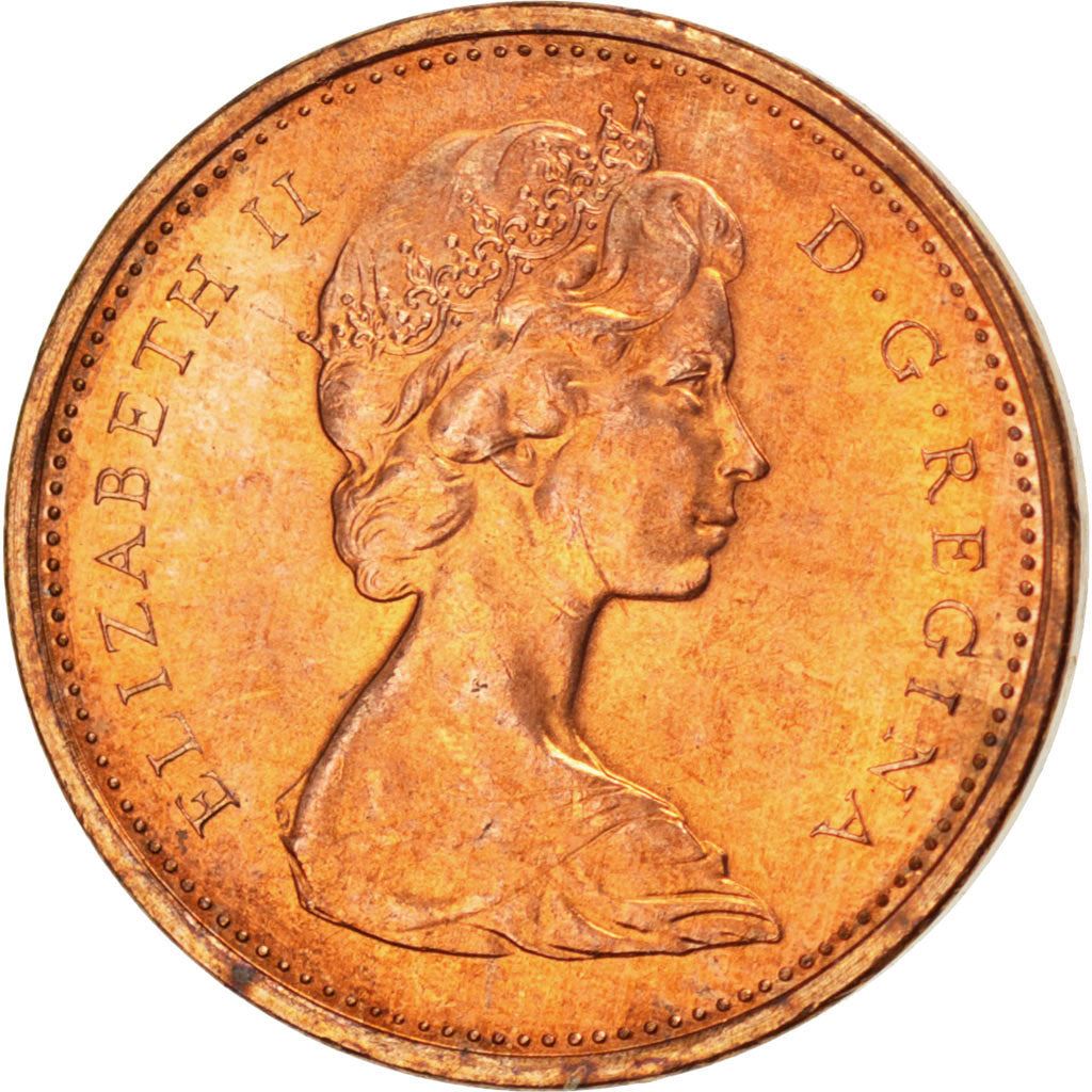 Canada | 1 Cent Coin | Bronze | Rock Dove | KM:65 | 1967