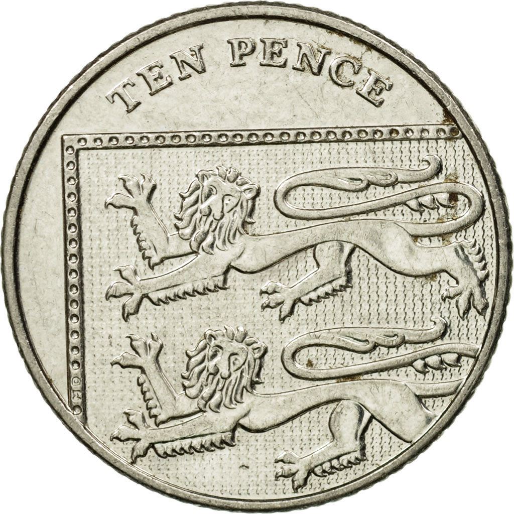 United Kingdom | 10 Pence Coin | Elizabeth II | Km:1110D | 2011 - 2015