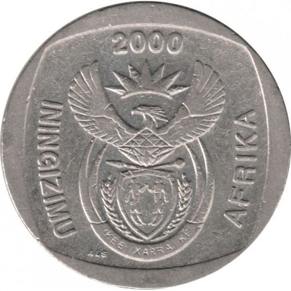 South Africa 5 Rand Coin | Zulu Legend - ININGIZIMU AFRIKA | KM229 | 2000 - 2001