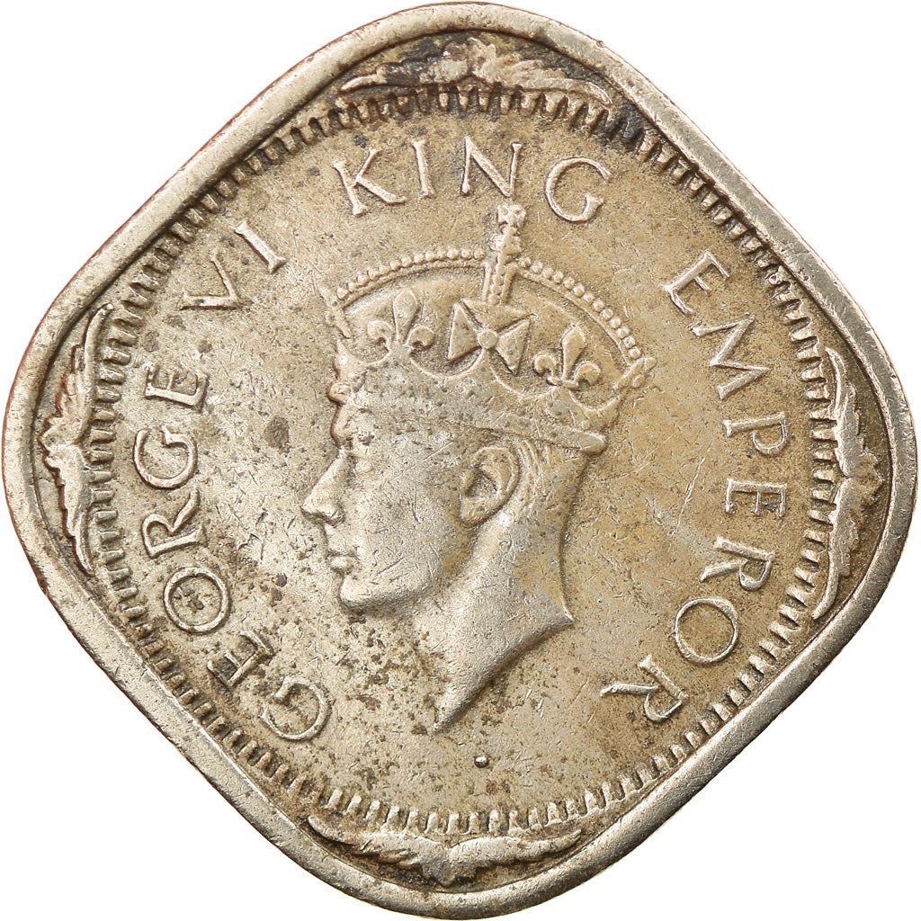 India - British | 2 Annas Coin | King George VI | Km:541 | 1939 - 1941