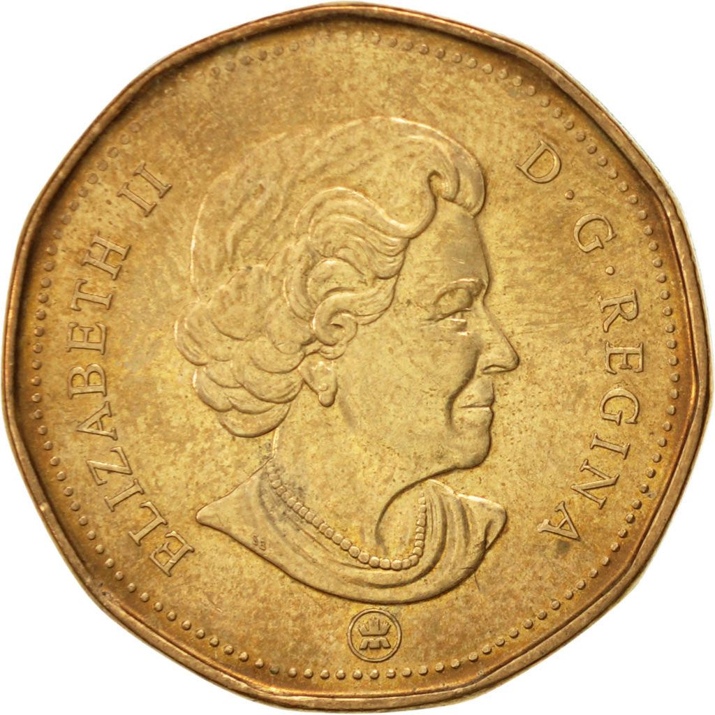 Canada | 1 Dollar Coin | Bronze plated nickel | 4th portrait | KM:495 | 2003-2012