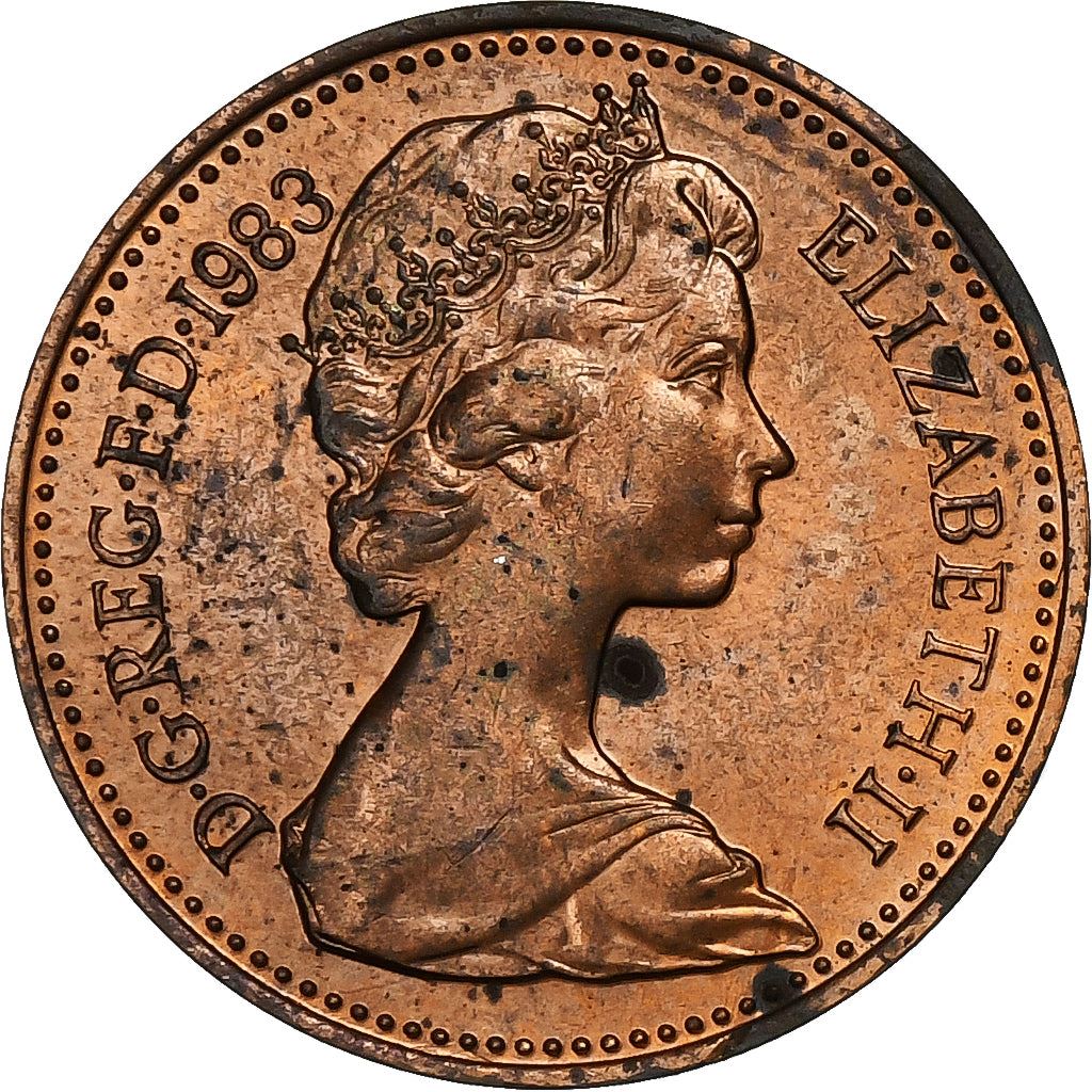 United Kingdom | 1 Penny Coin | Elizabeth II | Km:927 | 1982 - 1984