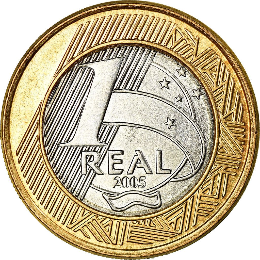 Brazil | 1 Real Coin | Central Bank | KM:668 | 2005