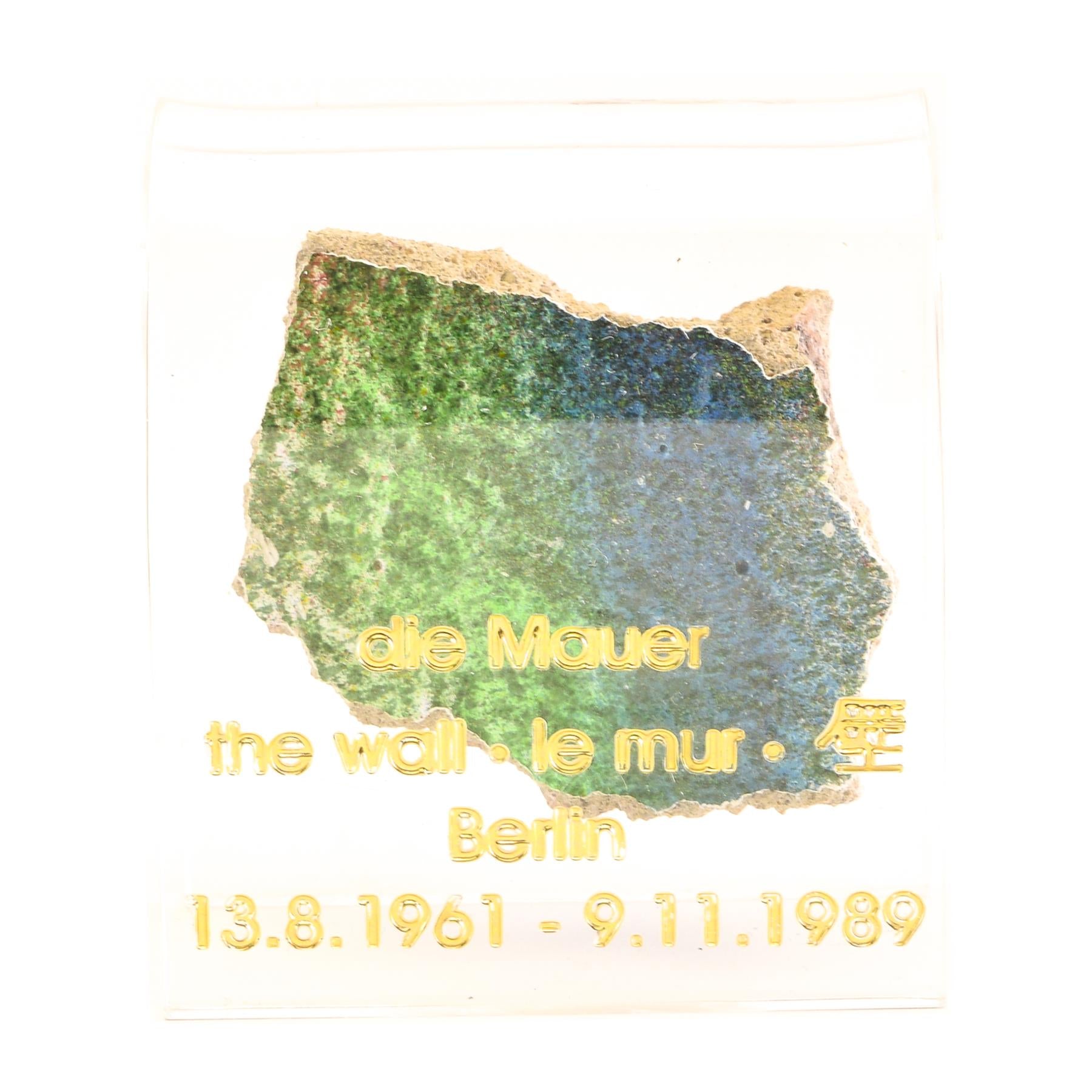 Pieces of Berlin Wall | Historical German Symbol | Concrete Fragments with Graffiti Art | 1961 - 1989