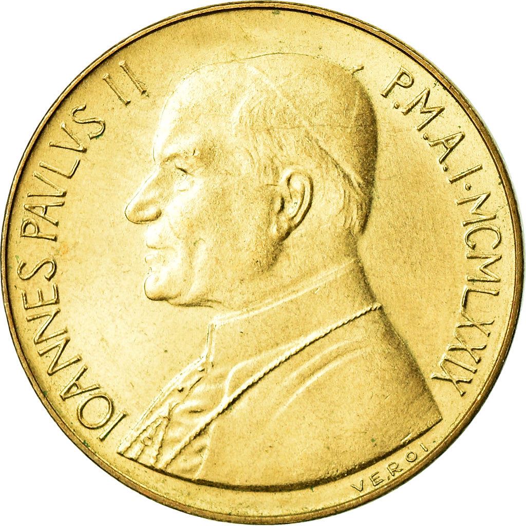 Vatican City | 20 Lire Coin | John Paul II | Km:144 | 1979 - 1980