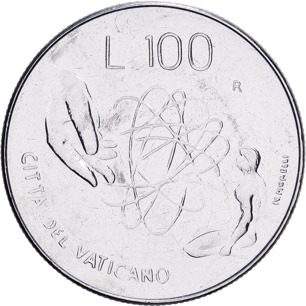 Vatican City | 100 Lire Coin | John Paul II | Km:173 | 1983