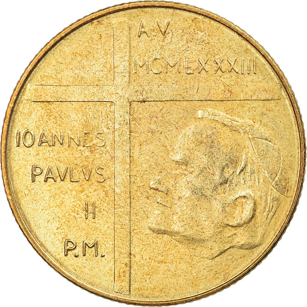 Vatican City | 200 Lire Coin | John Paul II | Km:174 | 1983