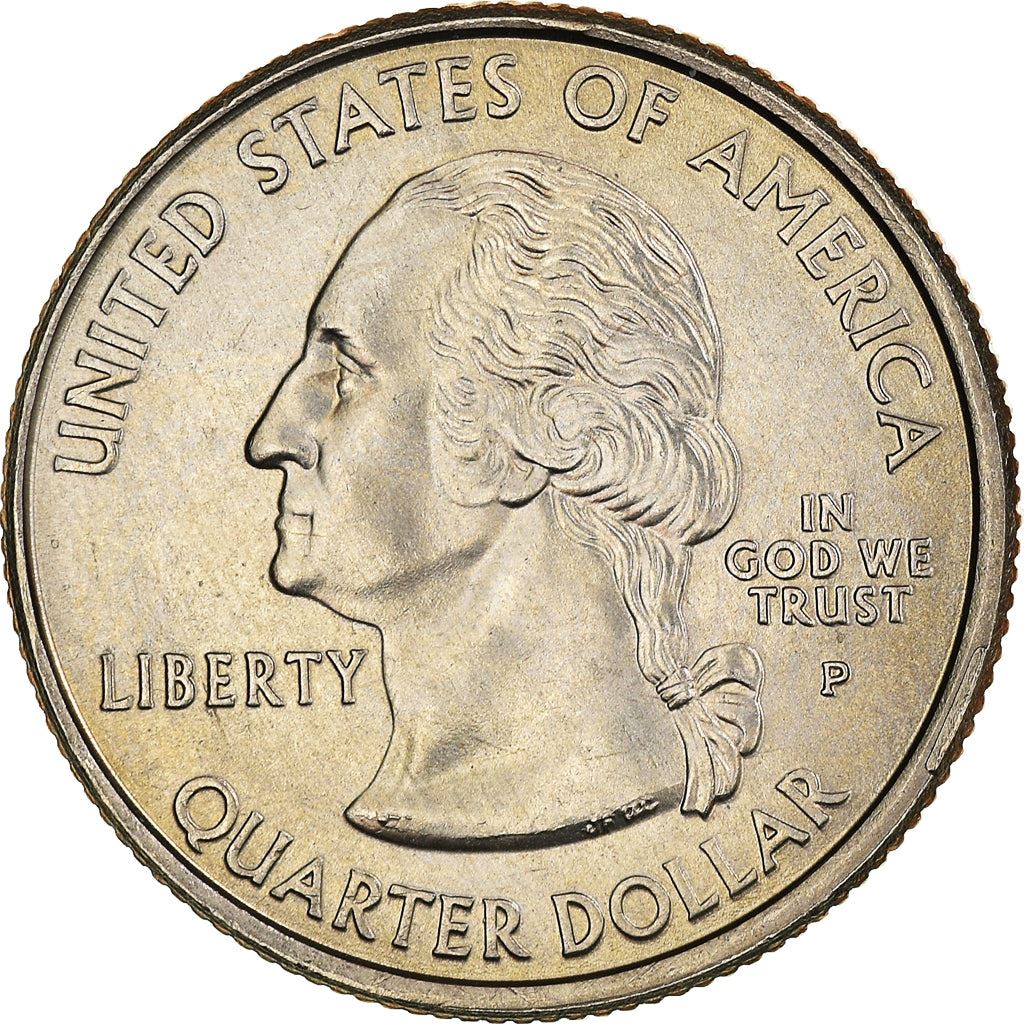 United States | 1/4 Dollar Coin | Oklahoma | Km:421 | 2008