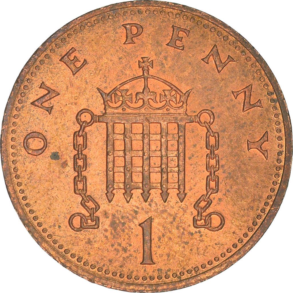 United Kingdom | 1 Penny Coin | Elizabeth II | Km:935 | 1985 - 1992