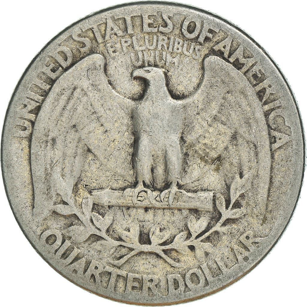 アメリカ合衆国 | 1/4ドル硬貨 | ジョージ・ワシントン | KM:164 | 1932年 - 1964年