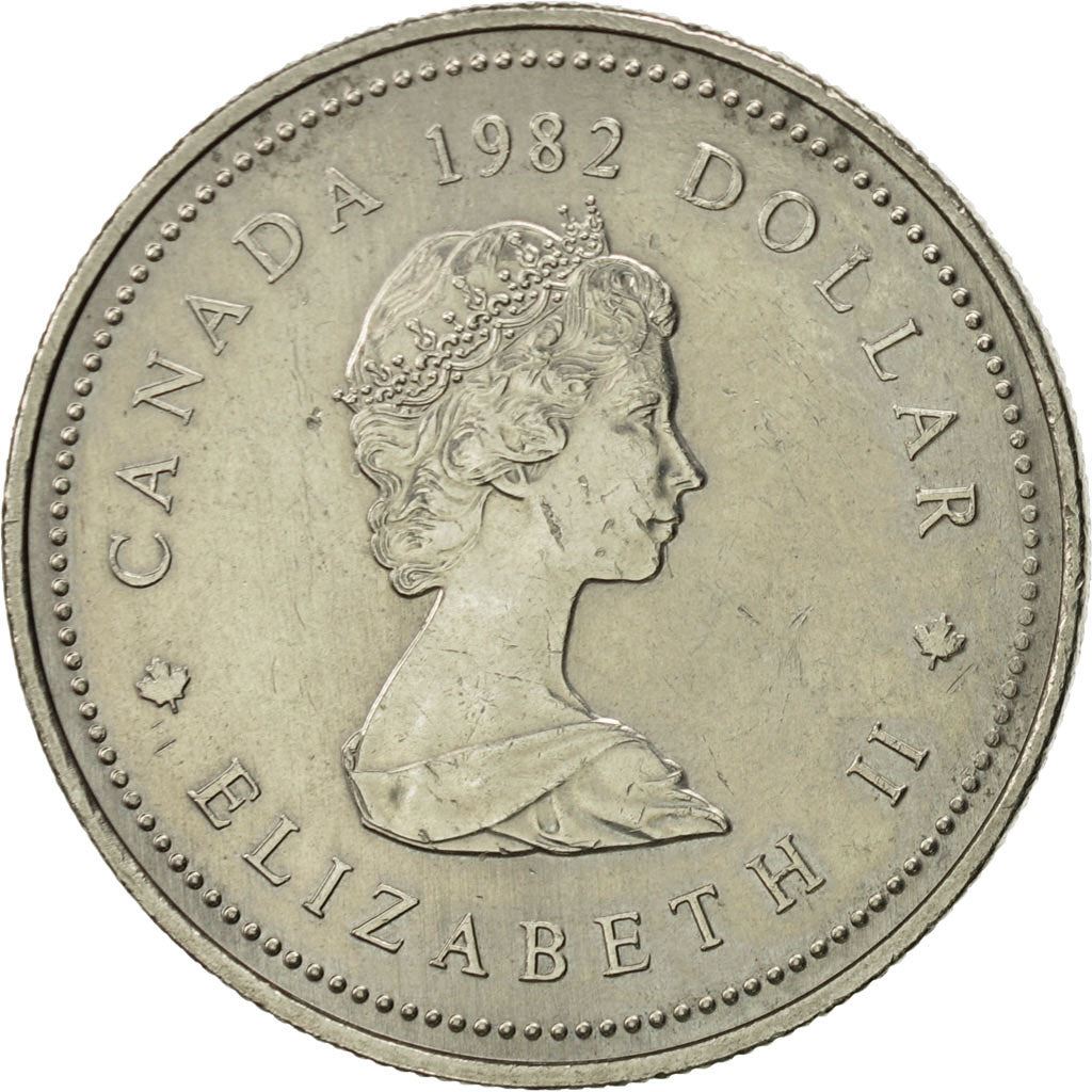 Canada | 1 Dollar Coin | Constitution Acts | Nickel | KM:134 | 1982