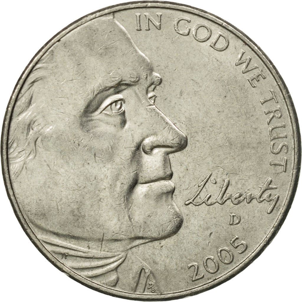 United States | 5 Cents Coin | Bison | Km:368 | 2005