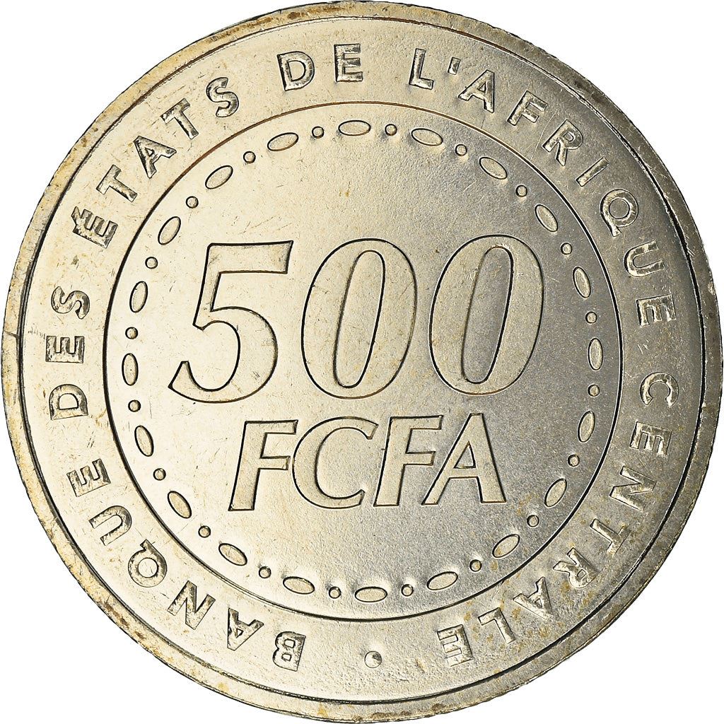 西アフリカ諸国　500フラン硬貨　FCFA 2003 バイメタル 500 francs 2003, Western Africa (BCEAO) - uCoin.net