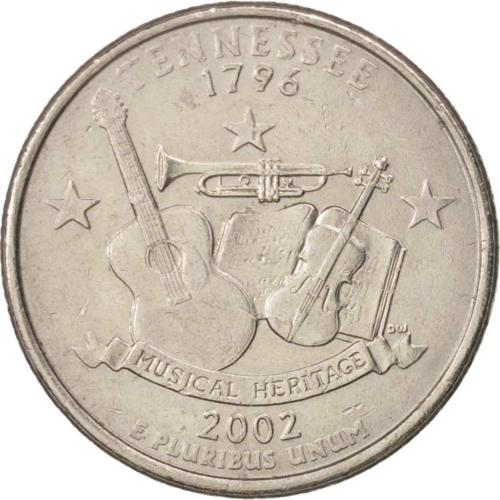 United States | 1/4 Dollar Coin | Tennessee | Km:331 | 2002