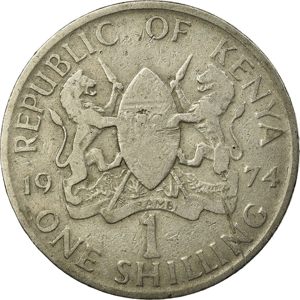 Kenya 1 Shilling | Jomo Kenyatta 1963 - 1978 Mynt | KM14 | 1969 - 1978
