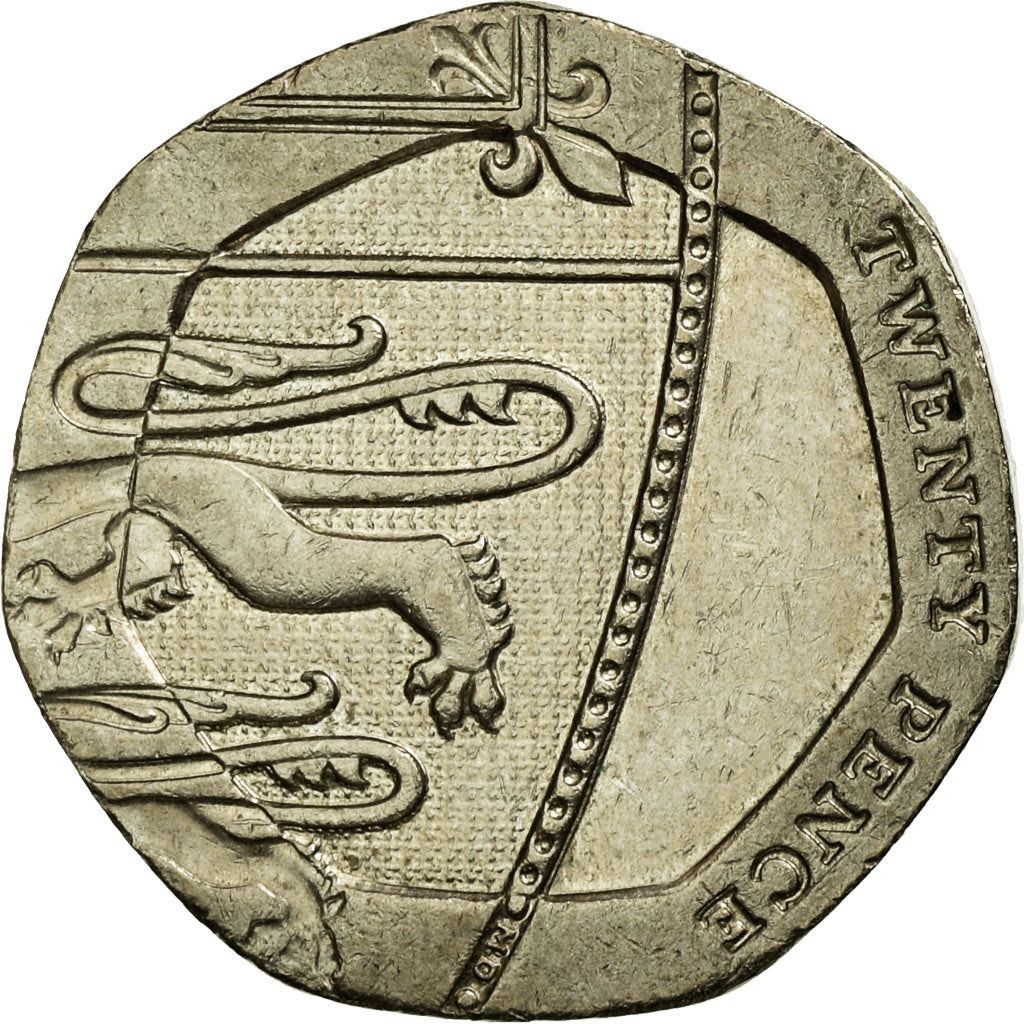 United Kingdom | 20 Pence Coin | Elizabeth II | Km:1111 | 2008 - 2015