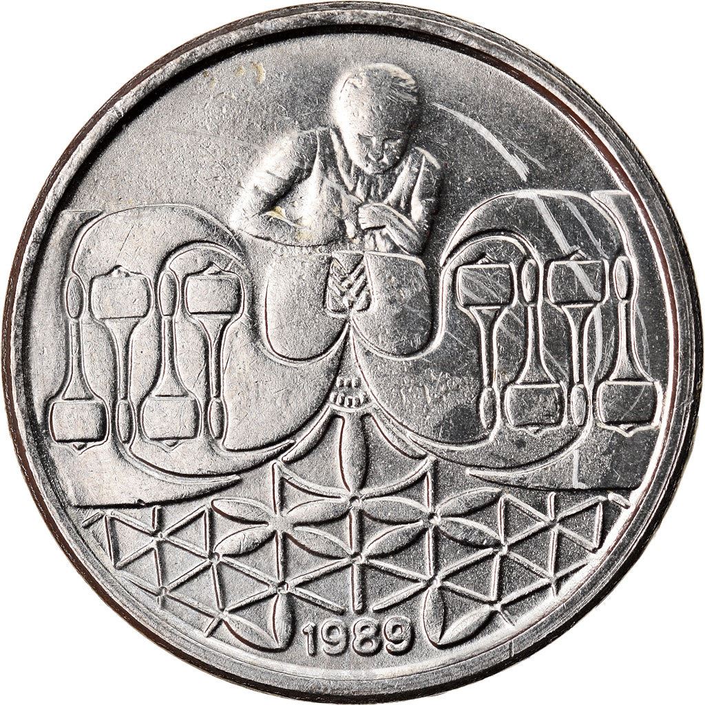 Brazilië 50 Centavos Rendeira Munt KM614 1989 - 1990