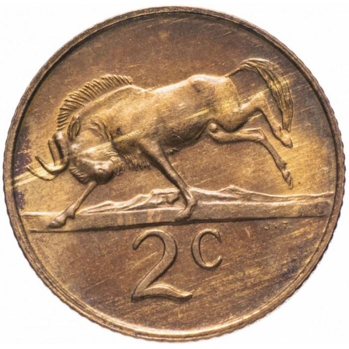 South Africa 2 Cents Coin | Nicolaas J. Diederichs | KM99 | 1979