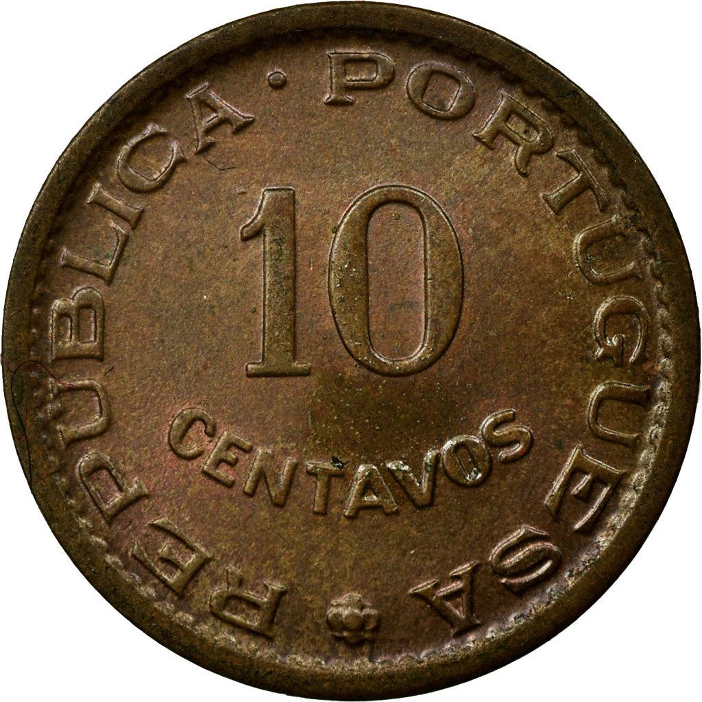 Mozambique 10 Centavos Coin | Military Order Of Christ | KM83 | 1960 - 1961