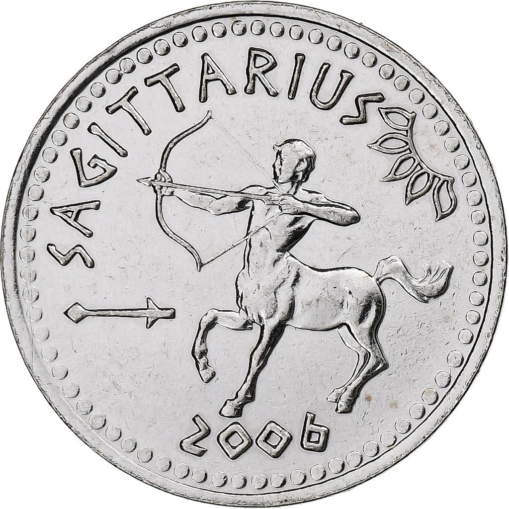 Somaliland | 10 Shillings Coin | Sagittarius | Stainless steel | KM:17 | 2006