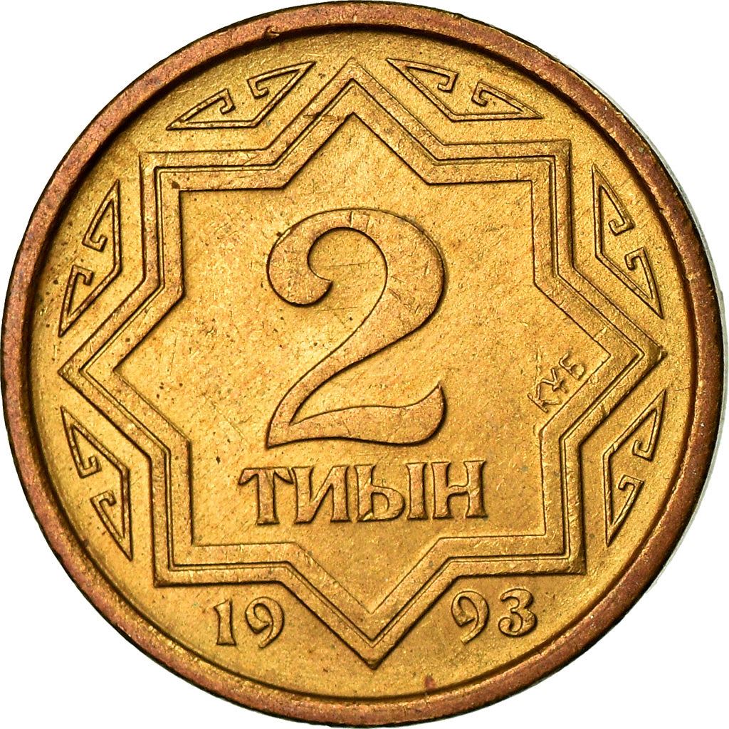 Moneta Kazakhstan 2 Tyin | KM1a | 1993