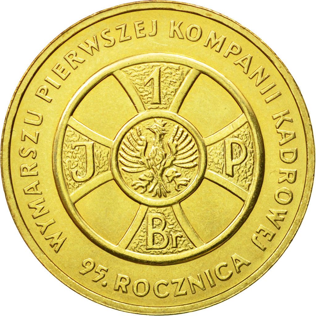 Poland | 2 Zlotys Coin | Cadre Company March Out | Y:690 | 2009