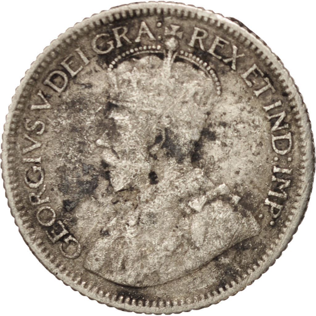 Canada | 10 Cents Coin | Silver | Crown | Wreath | KM:23a | 1920-1936