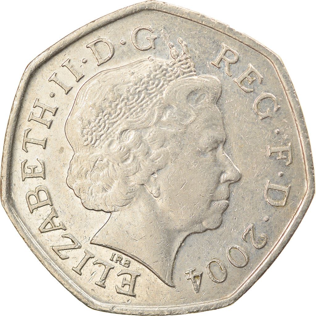 United Kingdom | 50 Pence Coin | Elizabeth II | 4th portrait | Four Minute Mile | 2004 - 2009